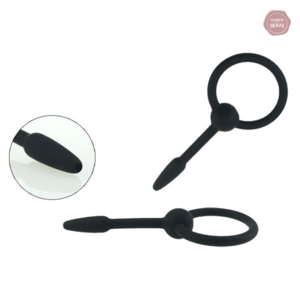 Accessoire urétral en silicone pour jeux intimes