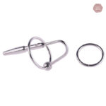 Accessoire de plaisir en acier pour stimulation urétrale