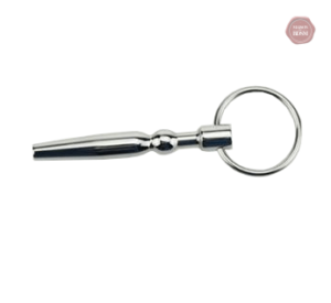Accessoire de plaisir : plug avec anneaux de gland