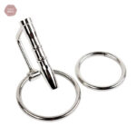 Accessoire intime creux en acier, pour des jeux intenses