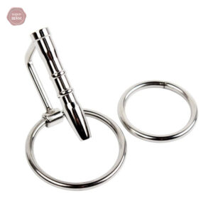 Accessoire intime creux en acier, pour des jeux intenses
