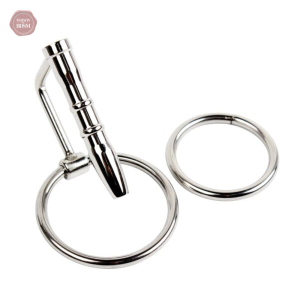 Accessoire intime creux en acier, pour des jeux intenses