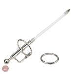 Sonde urétrale creuse en acier inoxydable
