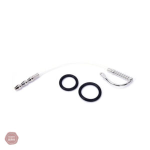Accessoire intime en acier inoxydable avec silicone