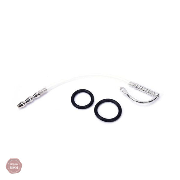 Accessoire intime en acier inoxydable avec silicone