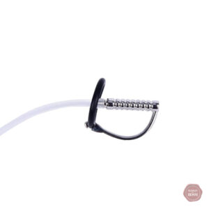 Plug pénien avec anneau en silicone pour confort