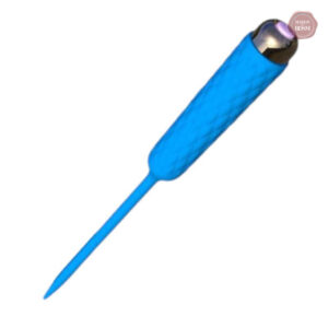 Plug pénien silicone bleu 10 vitesses