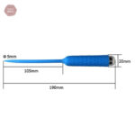 Accessoire intime en silicone, design bleu et 10 réglages
