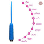 Accessoire de plaisir en silicone, couleur bleue