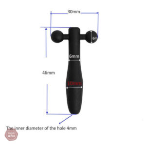 Accessoire intime creux de 4,6 cm en silicone