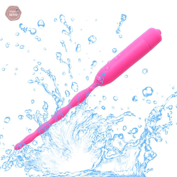 Plug ondulé vibrant, idéal pour des sensations variées