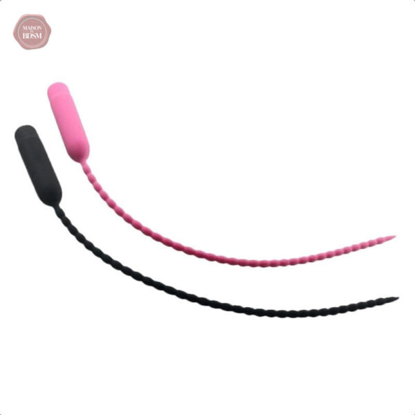 Plug pénien en silicone perlé 10 vitesses 35.56 cm