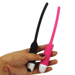 Plug noir en silicone, stimulation à 7 vitesses