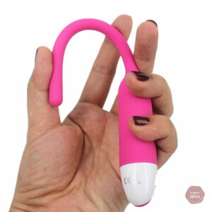 Vibrateur pénien noir, silicone doux et flexible
