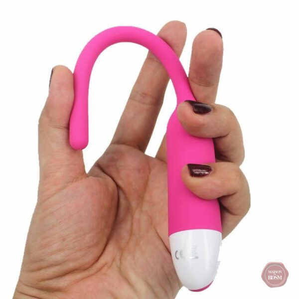 Vibrateur pénien noir, silicone doux et flexible