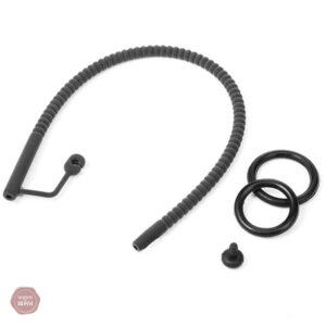 Plug urétral en silicone creux nervuré