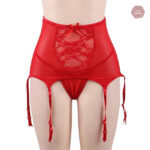 Accessoire de lingerie taille haute en dentelle