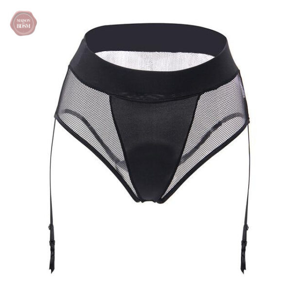 Porte-jarretelles en maille pour un look séduisant