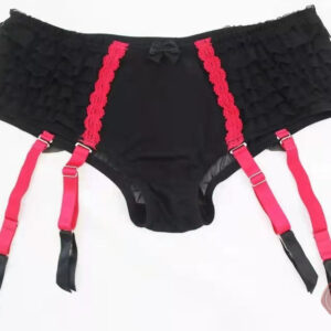Ceinture pour bas avec design gâteau, idéale pour les tenues Sissy