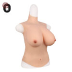 Gilet supérieur avec soutien en silicone pour travestis