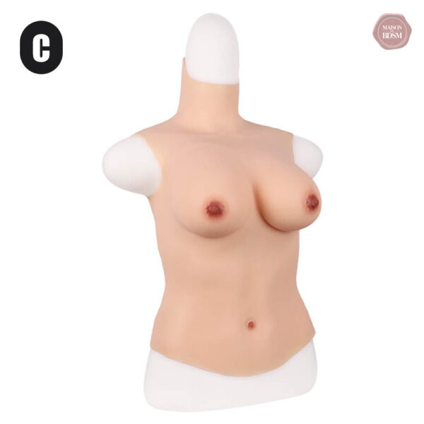 Gilet supérieur en silicone, idéal pour le travestissement