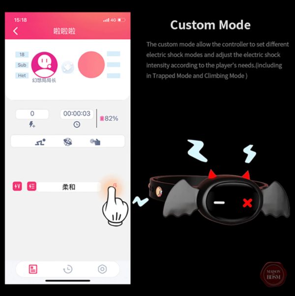 Dispositif e-stim pour des sensations intenses