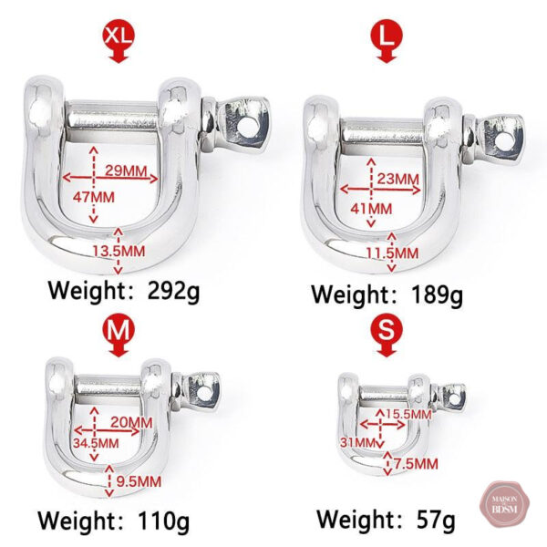 Accessoire de bondage pour une expérience CBT intense