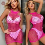Robe en résille pour une allure provocante