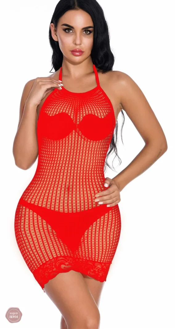 Vêtement sexy en résille pour une allure provocante