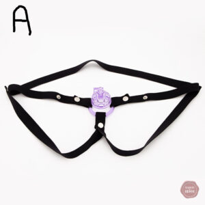 Cage de chasteté avec sangle de maintien
