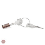 Serrure en acier inoxydable pour cage de chasteté