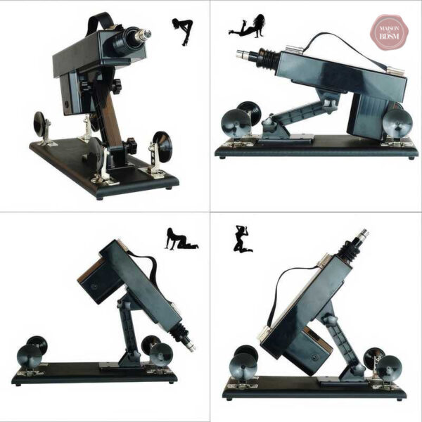 Machine à sexe avec multiples options de stimulation