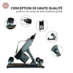 Accessoire de plaisir : sex machine avec 7 godes différents