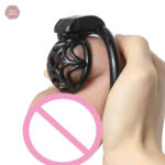 Cage de chasteté Sissy avec motif en filet