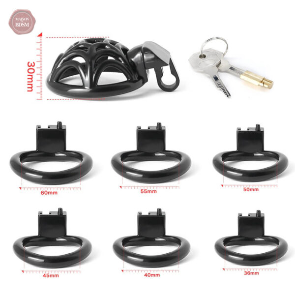 Cage de chasteté légère et durable en 3D