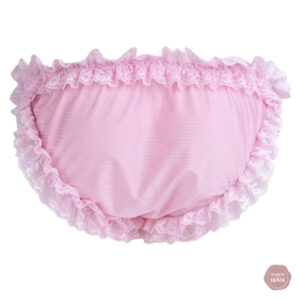 Sissy culotte à volants en dentelle délicate