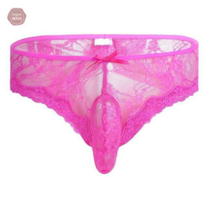 Culotte sexy Sissy en dentelle, design ouvert