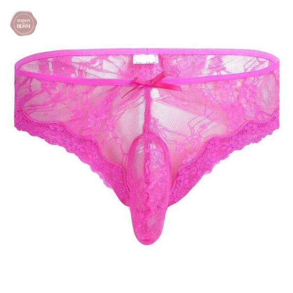 Culotte sexy Sissy en dentelle, design ouvert