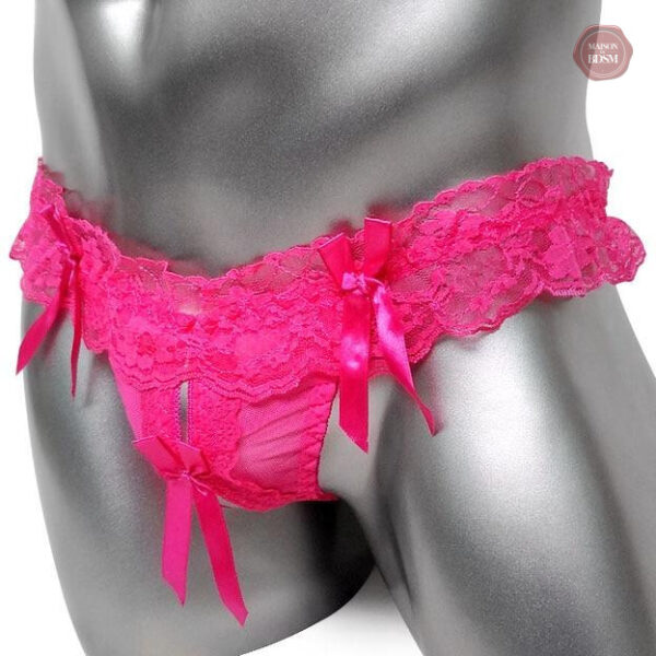 sissy-en-dentelle-et-noeuds-1 Sissy en dentelle avec nœuds décoratifs