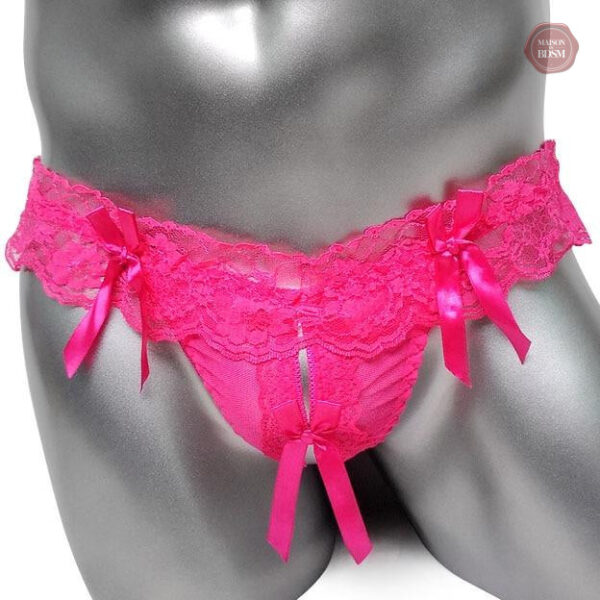 Sous-vêtements Sissy avec nœuds délicats
