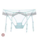 Culotte en dentelle avec jarretière, style Sissy
