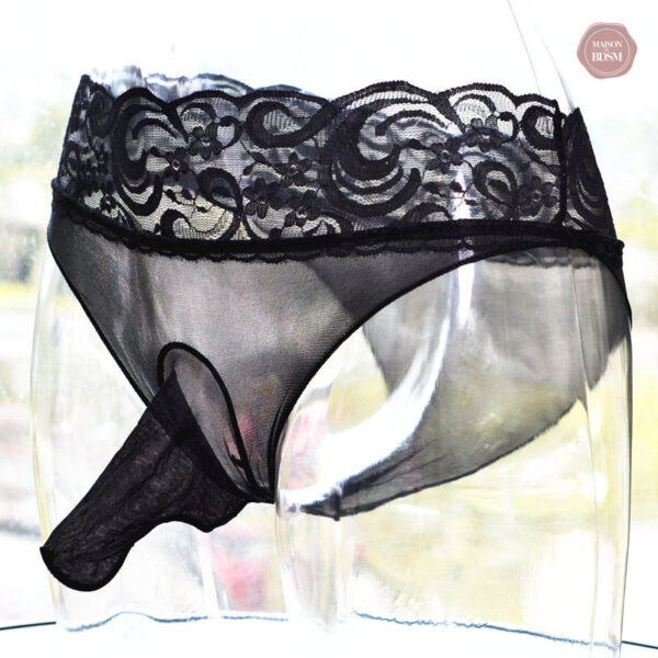 Meilleure vente : culotte transparente Sissy Tricia