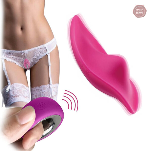 Vibromasseur pour couples avec télécommande