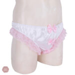 Slip sexy avec détails floraux et brillants