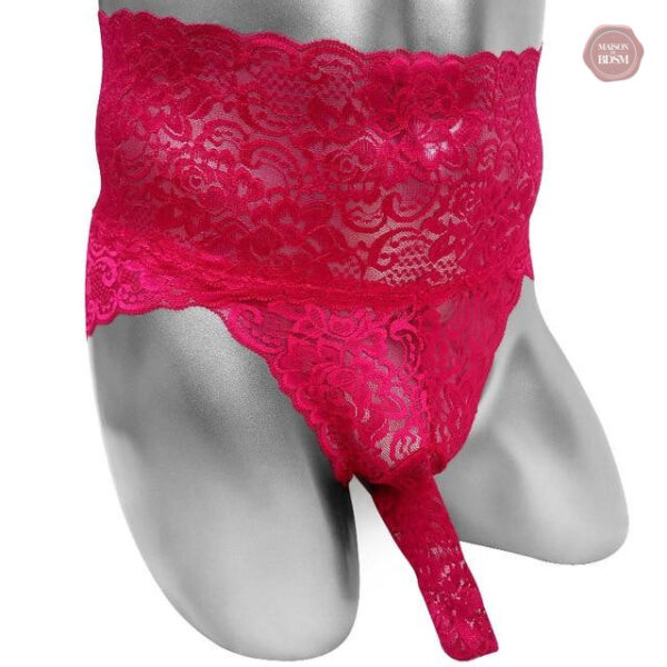 Gaine pénienne avec motif floral