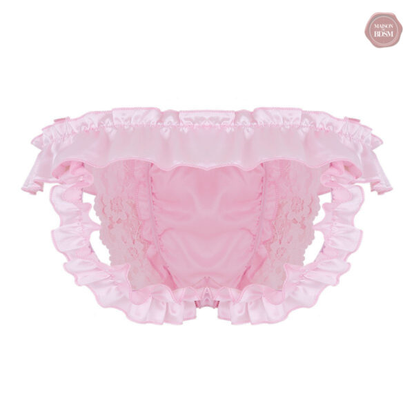 slutty-sissy-culotte-a-volants-et-fesses-ouvertes-1 Culotte à volants sexy pour sissy