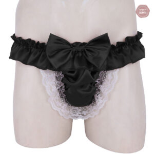 Culotte fesses ouvertes avec volants