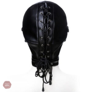 Cagoule noire, design ajusté pour BDSM