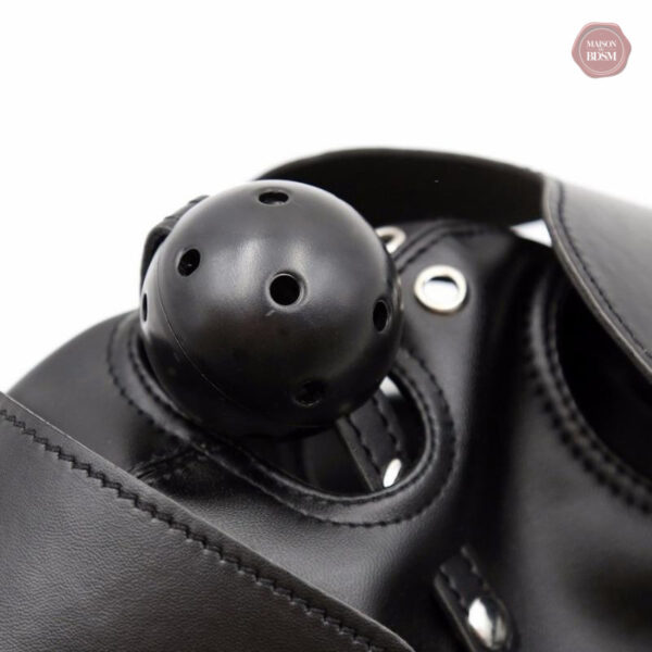 Cagoule Sm, masque complet pour sensations intenses