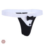 Smoking élégant avec culotte taille élastique